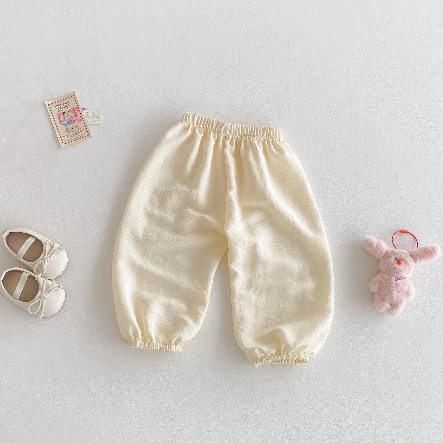 Summer Solid Color Children's Anti-mosquito Pants Loose Casual Bloomers For Kids Girls And Boys Toddler Costume Thin Trousers