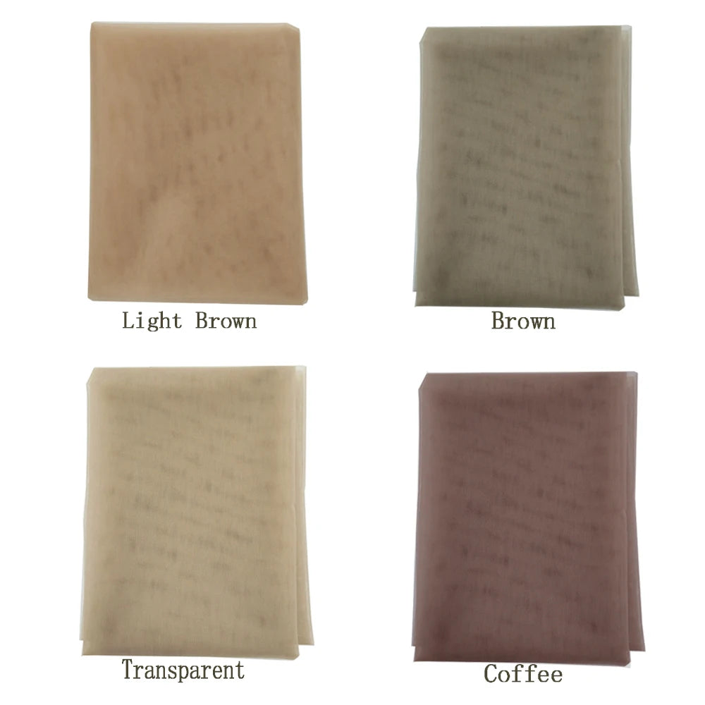1/4 Yard Hair Weaving Netting Top Swiss Lace Material Basement Foundation Toupee Frontal Closure Net For Making Wigs