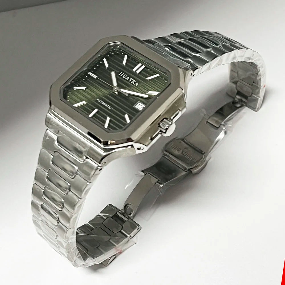 New 2025 38mm Classic Men's Mechanical Fashion Watch Luminous Sapphire Crystal NH35 Movement Waterproof