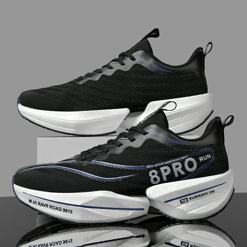 New Men's Running Shoes Non-slip Cushioning Racing Carbon Plate Sneakers Light Tennis Cross Training Shoes Trail Running Shoes