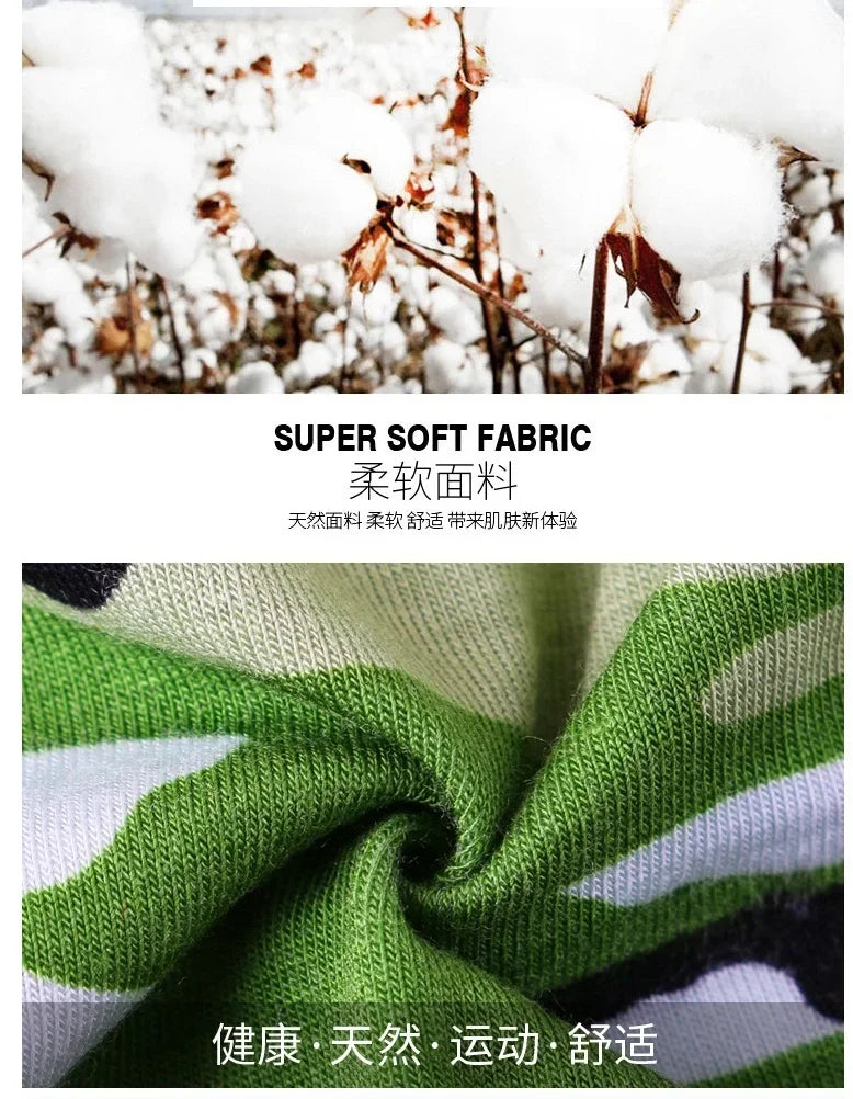 4Pcs/Men's Boxers Camouflage Military Panties Man Sexy Boxer Soft Shorts Underwear Male Army Green Underpants for Men Plus Size