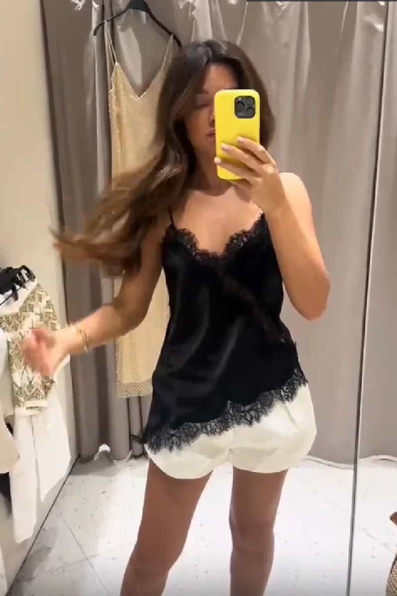 Sexy Hollow Out Fishbone Top Strapless Slim Fit Corset Vest Lace V Neck  Body Shaping Camisole Tops 2026 New Women Shaper Tanks