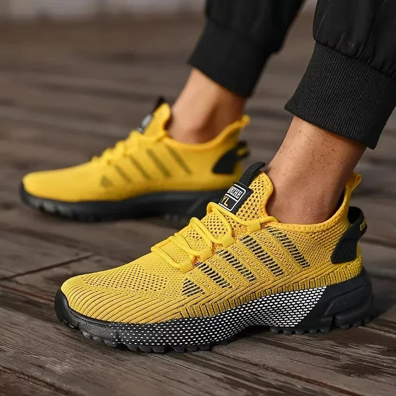 2025 New Men Running Shoes Outdoor Comfortable Men Sneakers Breathable Sports Shoes Lightweight Training Shoes Zapatillas Hombre