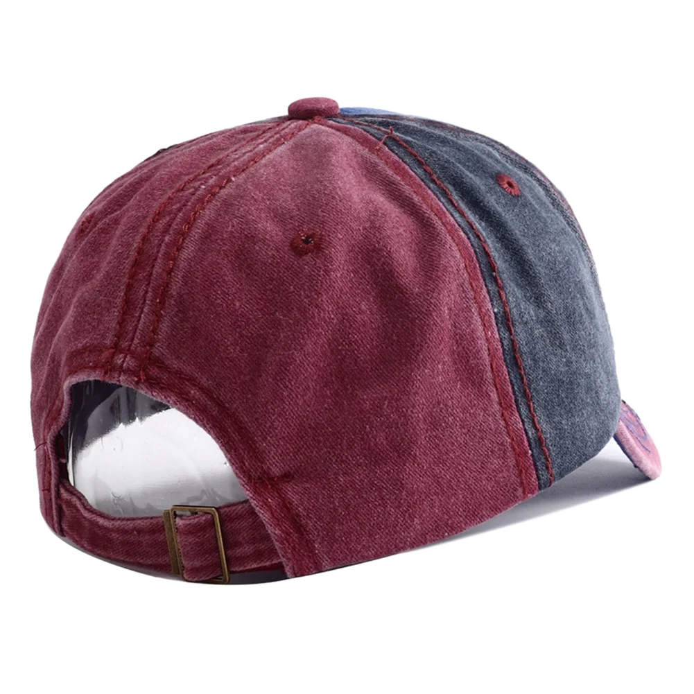 New Unisex Washed Cotton Baseball Cap Men Women Letter Embroidery Vintage Cap Adjustable Casual Outdoor Streetwear Sports Hats BAZAARHUBO