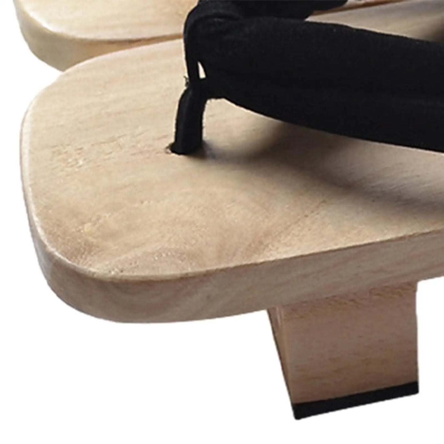 Japanese Wooden Clogs Japanese Style Casual Flip Flops Portable with Tabi Socks Slippers Sandals Japan Shoes for Apartment Daily