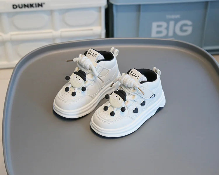 Kids Cartoon Casual Shoes Fashionable Children's Sneakers Boys and Girls Non-slip Sports Shoes Outdoor Non-slip Breathable Shoes