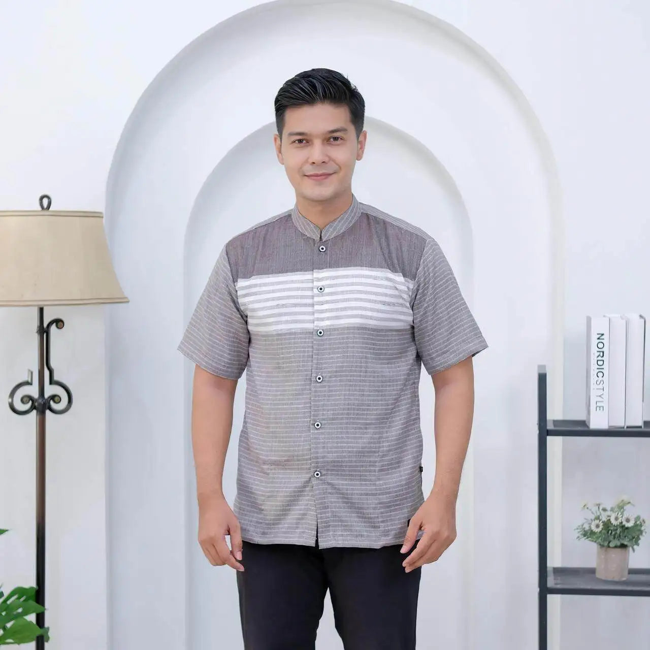 2025 Vintage African Style Men's Retro Ethnic Tribal Short Sleeve Shirt Tops Fashion Casual Vacation Streetwear Men's Shirt