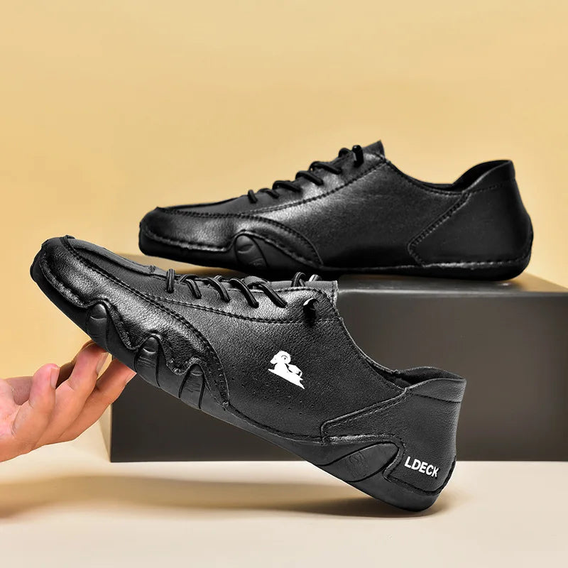 Men Casual Sneakers 2023 New In Ankle Boots Lace Up Males Shoes Fashion High Quality Loafers Men Luxury Casual Shoes Mocasines
