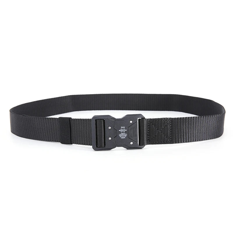 Plastics Tactical Belt Quick Release Outdoor Belt Soft Real Nylon Sports Accessories Men And Women Black Belt BAZAARHUBO