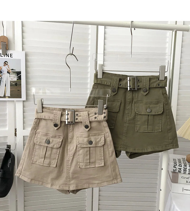 Design Sense Denim Skirt Pants Women's 2026 Summer Korean Version Hip Skirt