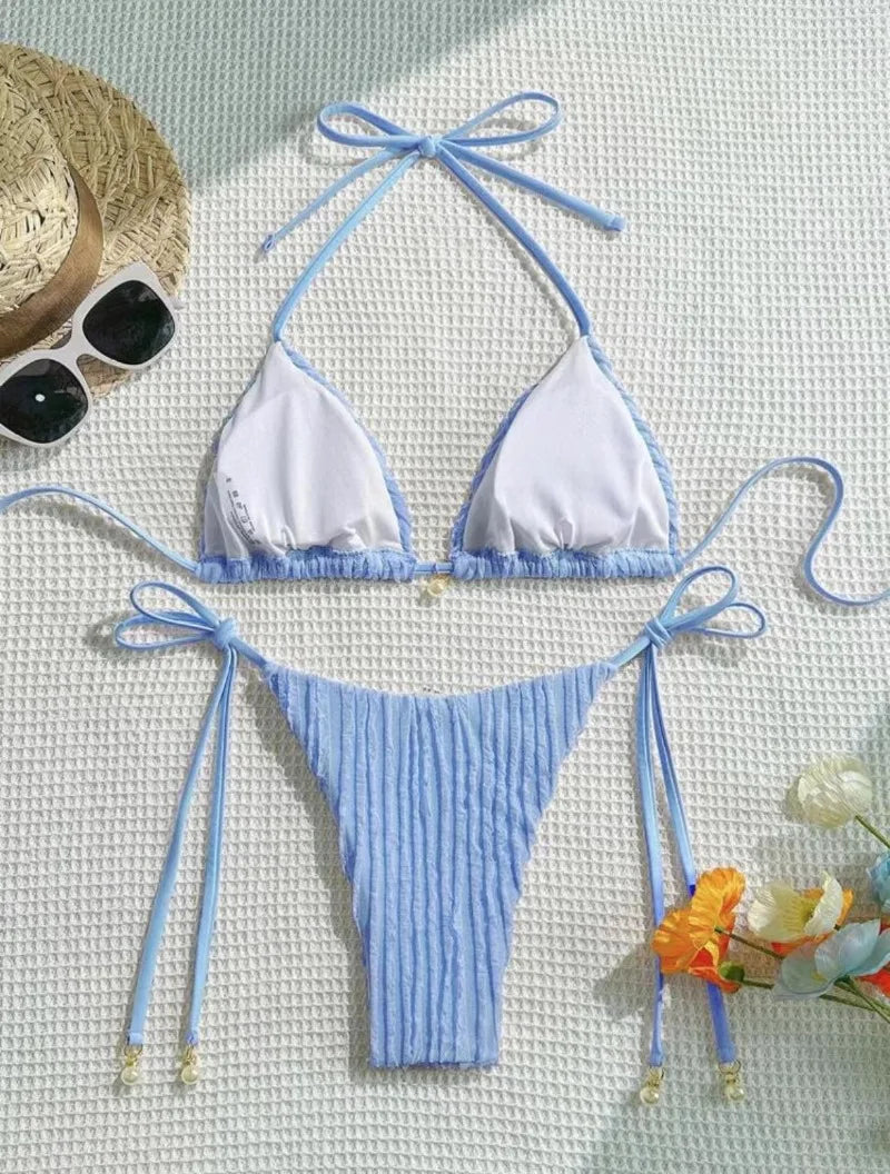 Sexy Bikini Two-Piece Swimsuit Split Swimwear Female Swimming Bathing Suit Women Bikini Set Beachwear Biquine Brasileiro