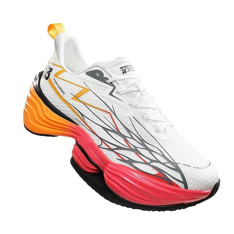 Men's Running Shoes Couple Trainer Race Sneakers Mesh Outdoor Breathable Jogging Cushioning Non-Slip Luxury shoes Off-road Shoes