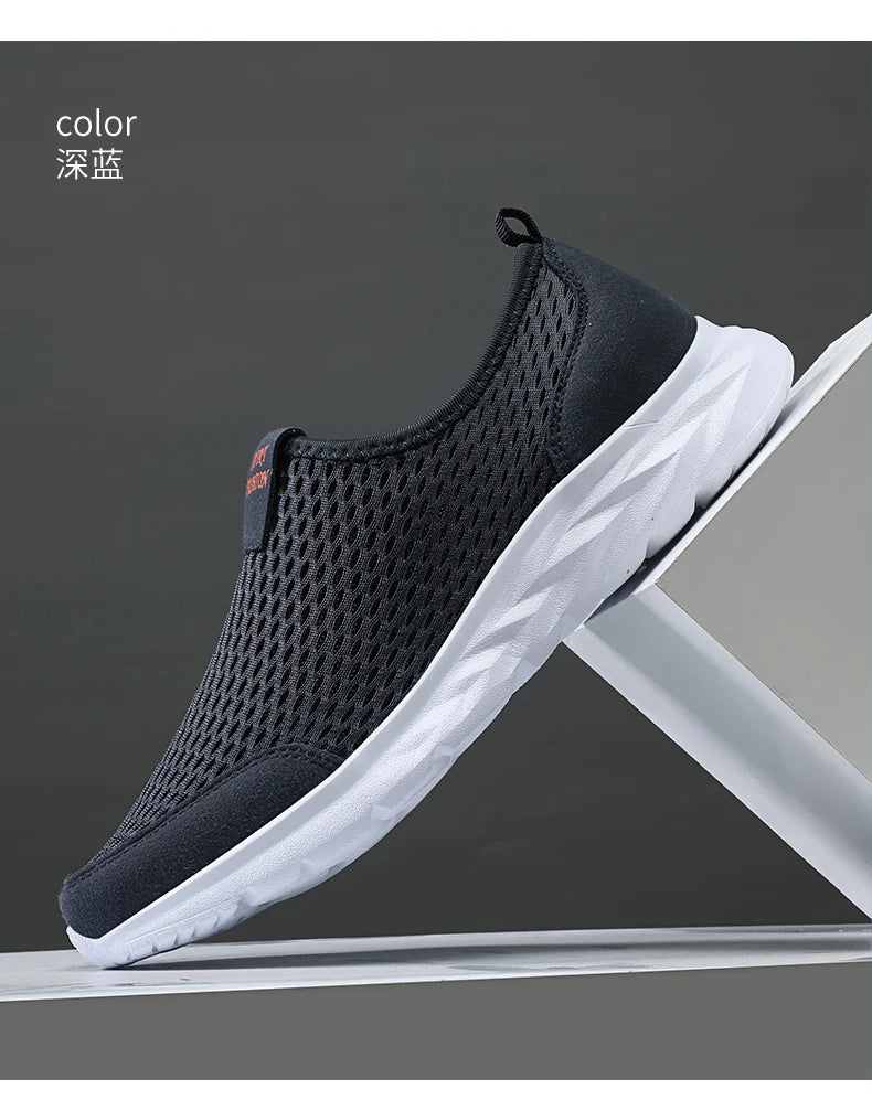 Lightweight Flat Sneakers Men Outdoor Walking Sneakers For Men Summer Large Size 48 Men's Loafers Casual SneaKers Women Male
