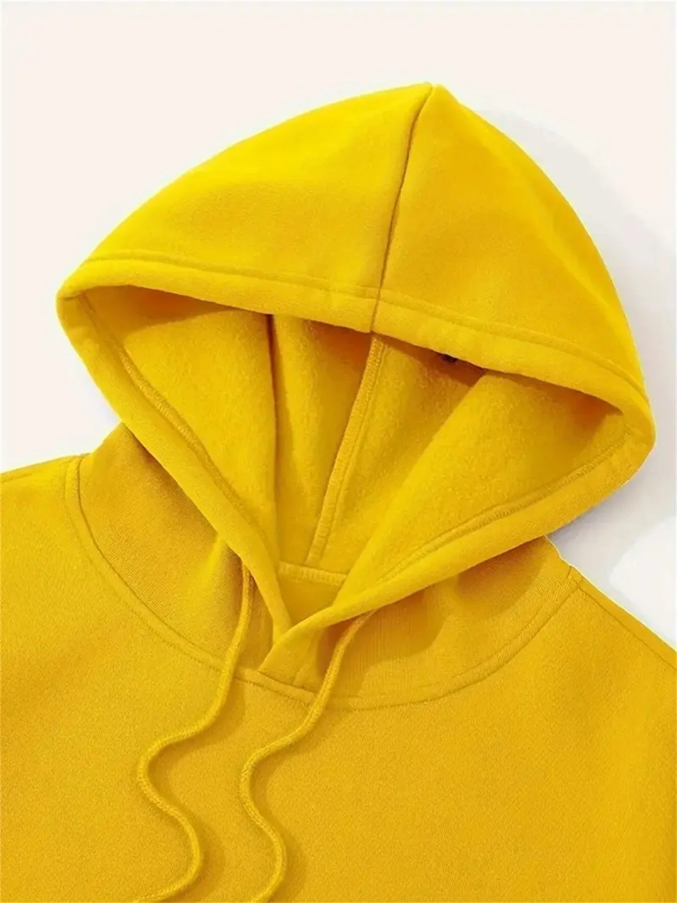 Men's autumn and winter casual fashion loose geometric print long sleeved hooded sweatshirt warm pullover BAZAARHUBO