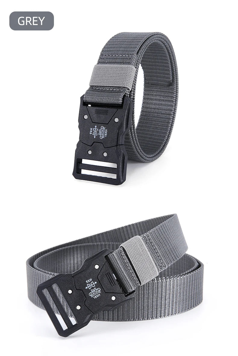 Plastics Tactical Belt Quick Release Outdoor Belt Soft Real Nylon Sports Accessories Men And Women Black Belt BAZAARHUBO