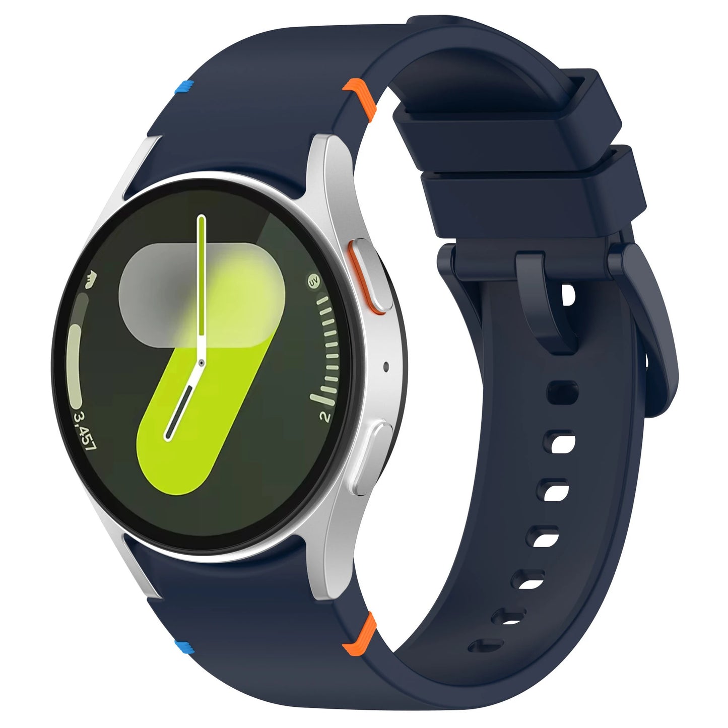Silicone Strap for Samsung Galaxy Watch 7 6 5 4 44mm 40mm Original No Gaps Sports Band Accessories for 6/4 Classic 47mm 46mm43mm