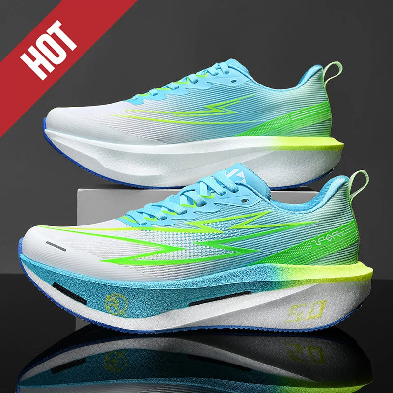 Running Shoes Carbon Board Speciality Marathon Men Sports Breathable Lightweight Women's Comfortable Athletic Nonskid Sneakers