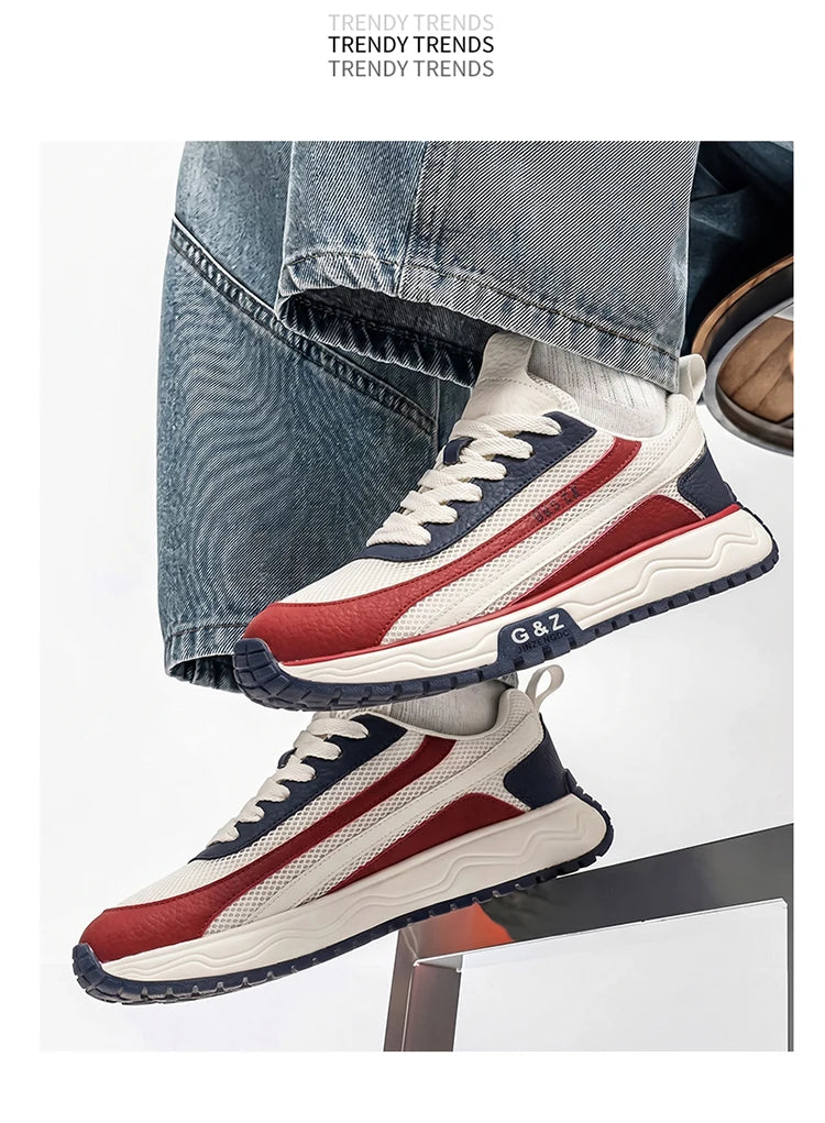 Brand Protection 2026 New Men's Lightweight Non-slip Breathable Wear-resistant Running Sports Fashion Versatile Casual Shoes