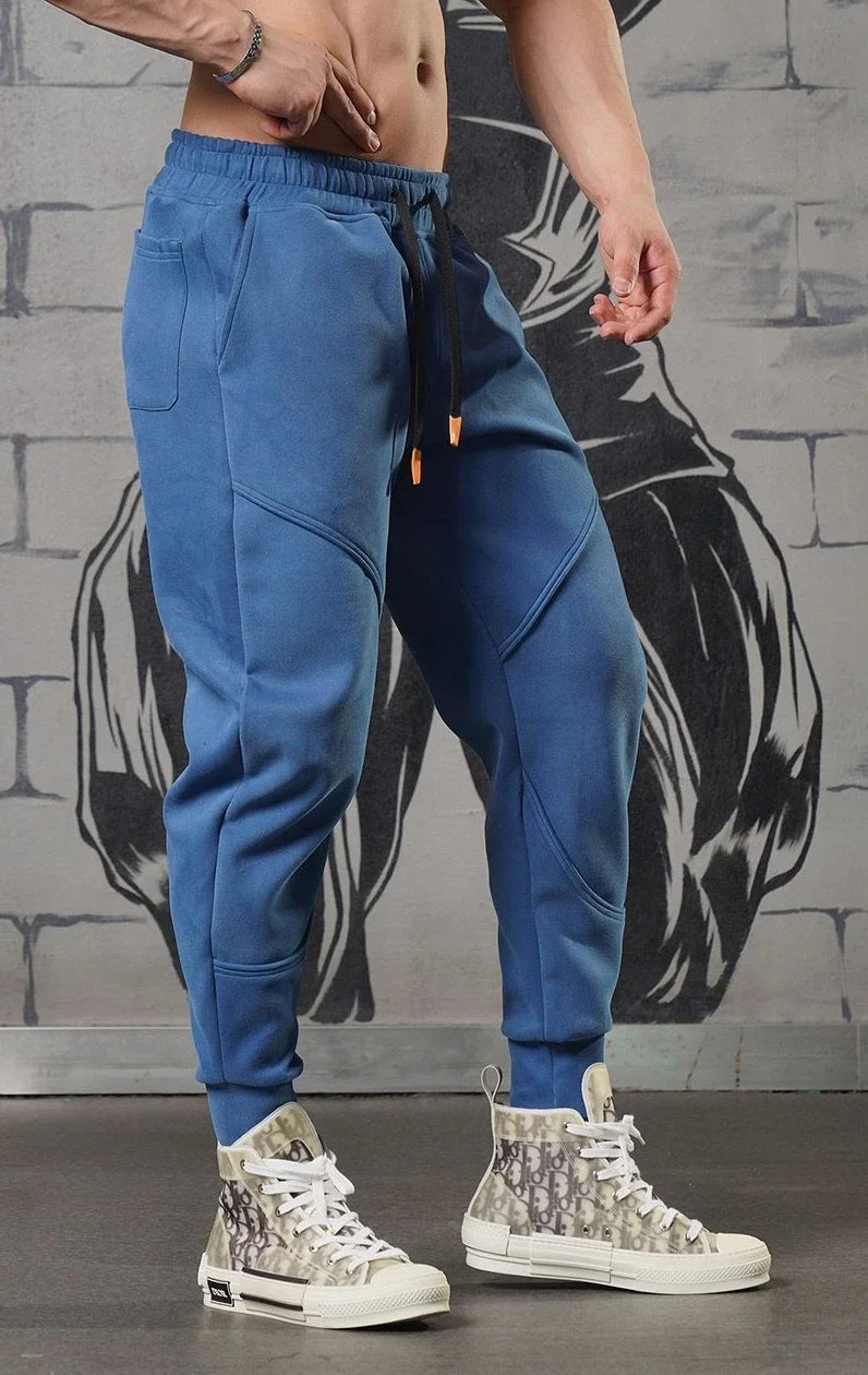 Plain Cropped Trousers Sweatpants for Men Autumn and Winter Cotton Loose Slacks Xxl New Items in Korean Y2k Gym Man Sports Pants