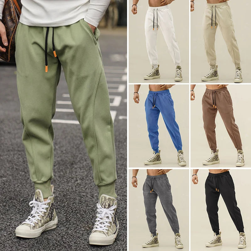 Men Casual Sport Pants Cotton Cargo Pants Trousers Men Jogger Training Gym Sweatpants Jogging Trackpants Men Clothing Streetwear