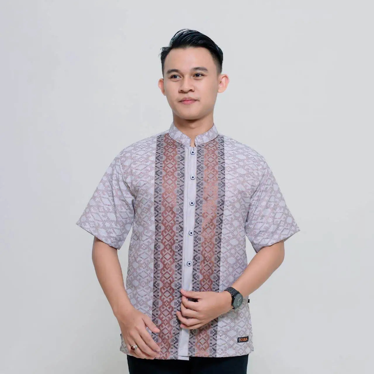 2025 Vintage African Style Men's Retro Ethnic Tribal Short Sleeve Shirt Tops Fashion Casual Vacation Streetwear Men's Shirt