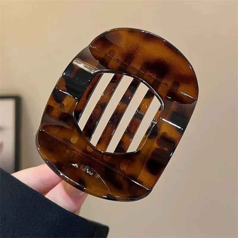 Leopard Large Hair Claw Clamp Duckbill Hair Clip for Women Girls Hairpins Ponytail Styling Tools Hair Accessories Headwear BAZAARHUBO