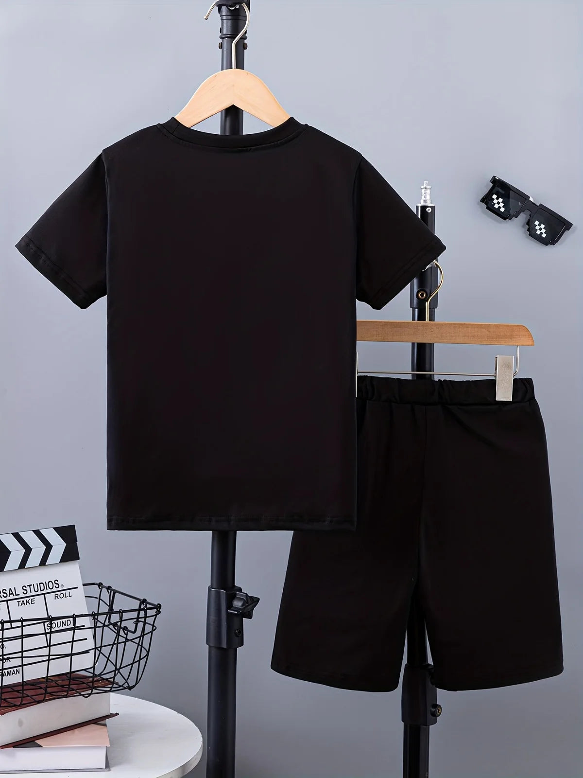 Kids Clothes Boys & Girls Summer Drawing Top & Shorts 2 Pieces Set Teenage Boy Printed Tracksuit Children's Casual Outfit