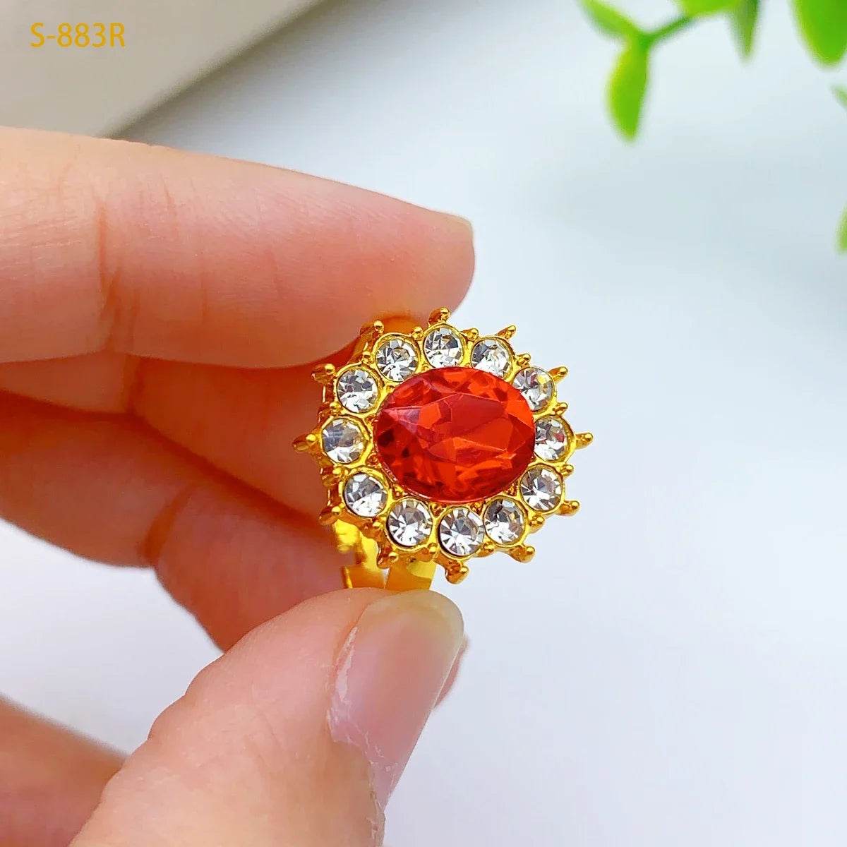 Fashion Ethiopia Dubai Women's Jewelry Set African Wedding Jewelry Necklace Bracelet Earring Ring Set Party Gifts Wholesale