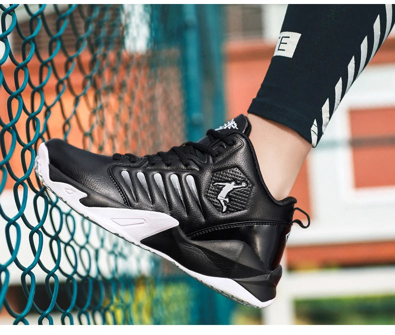 Men's Basketball Shoes Breathable Cushioning Non-Slip Wearable Runing Shoes Gym Training Athletic Basketball Sneakers for Women