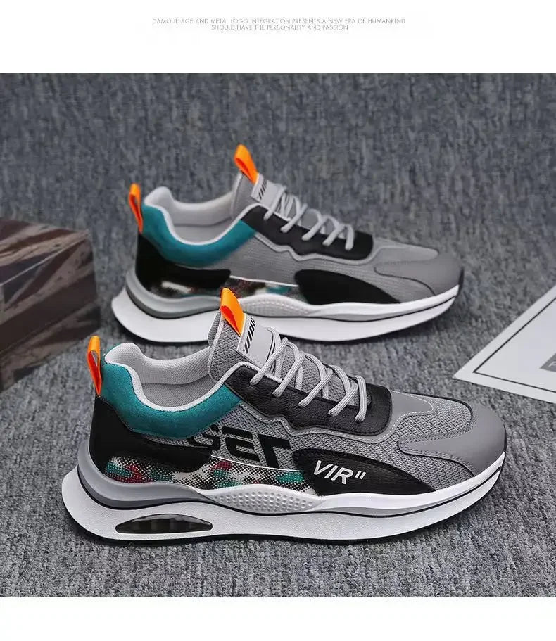 Men's Shoes Fashion 2024 Breathable Mesh Casual Shoes Student Running Lace Up Comfort Sports Shoes Sneakers Zapatillas De Hombre