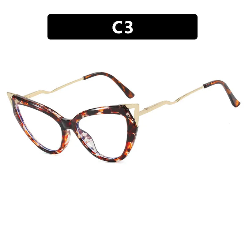 Plain Glasses Anti-Blue Light No Makeup Glasses Frame Fashionable Stylish Glasses Frame