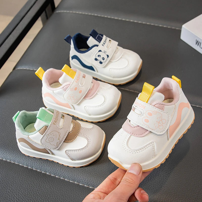 Kids New Fashion Cartoon Casual Shoes 2026 Breathable Non Slip Lightweight Comfortable Design Sneakers Girls Boys Outdoor Shoes