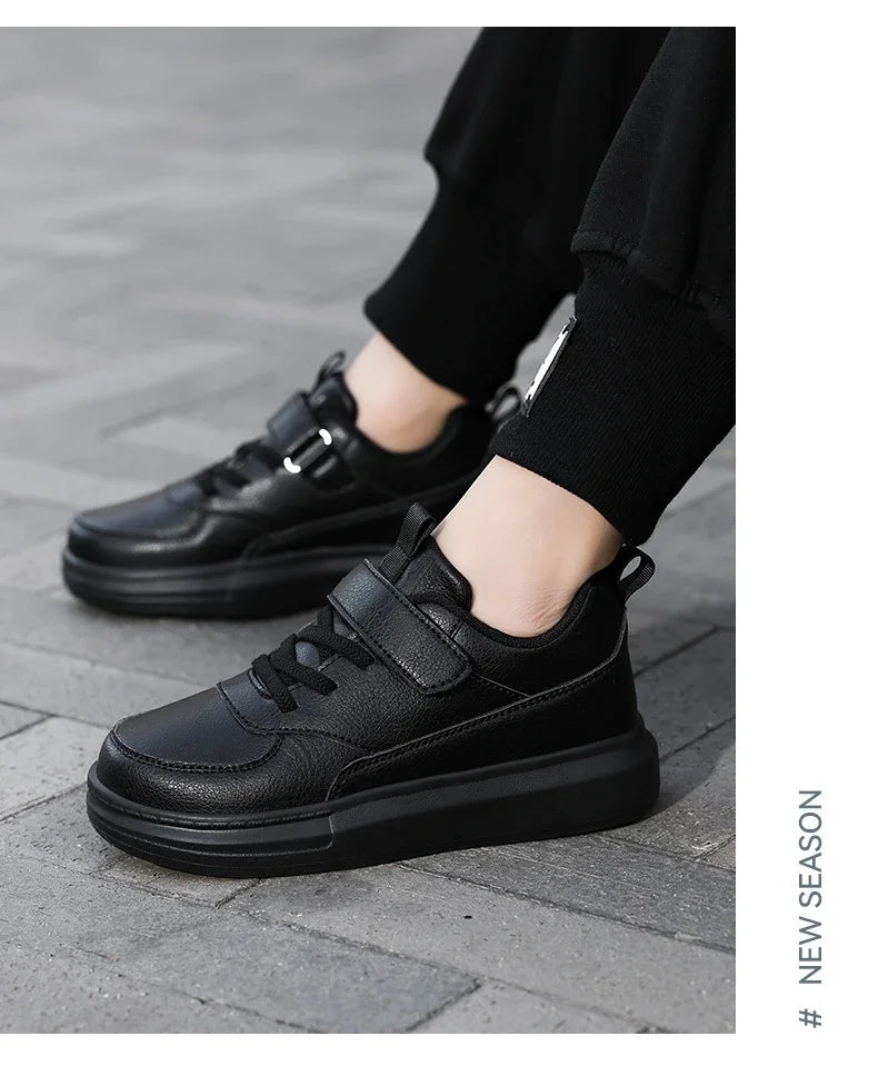 Children's Sneakers Kids Fashion Design White Non-slip Casual Shoes for Boys Girls Hook Breathable Sneakers Toddler Outdoor Shoe