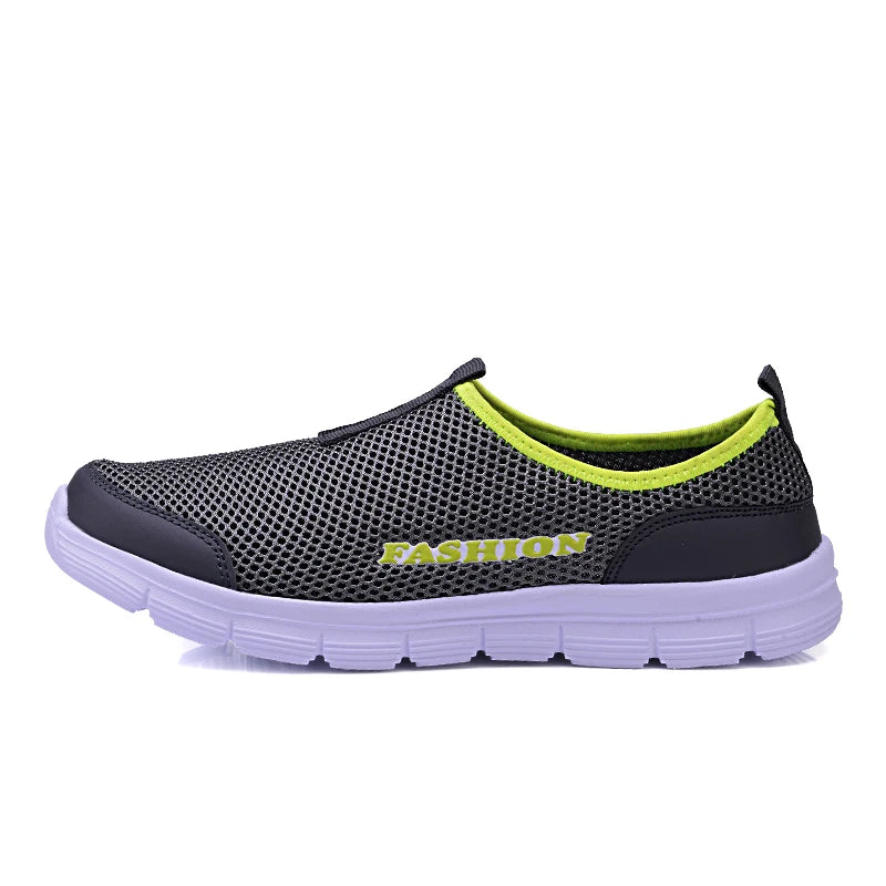 Casual Men Shoes Summer Sneakers Breathable Mesh Men Footwear Running Shoes Men's Lightweight Slip-on Sandals Zapatos De Hombre