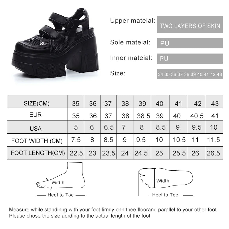DIMANYU Sandals Female Genuine Leather 2026 New Platform High Heels Women's Shoes Mesh Breathable Women's Sandals