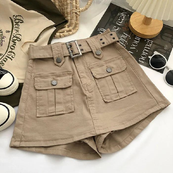 Design Sense Denim Skirt Pants Women's 2026 Summer Korean Version Hip Skirt