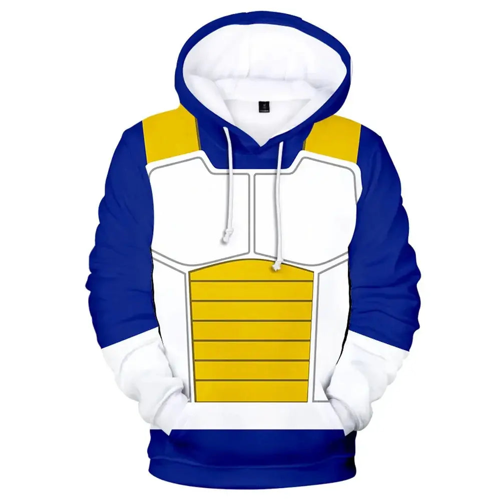 Vegeta IV Cosplay Hoodie 3D Printed Hooded Sweatshirt Men Women Casual Streetwear Pullover BAZAARHUBO