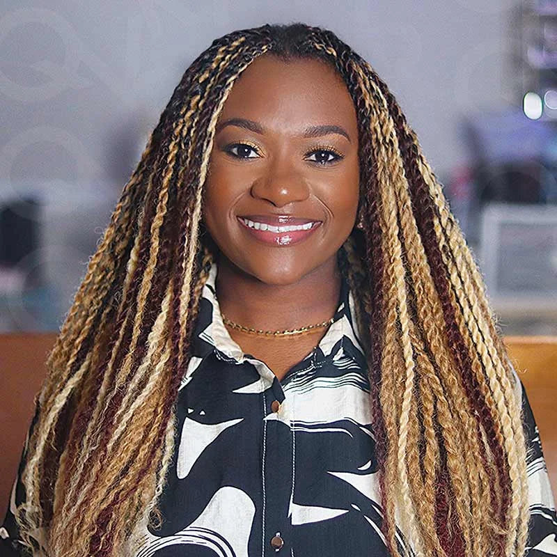 QVR Afro Kinky Bulk Hair No Attachment QVR Afro Curly Bulk Human Hair Rebecca Virgin Remy Dreadlock 50G/Pack Highlight Braids