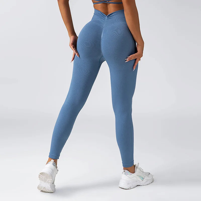 Women's Yoga Sets Seamless Sportswear 2-Piece Gym Yoga Clothes Sport Bra + Leggings Running Wear Skinny Sports Workout Sets Suit