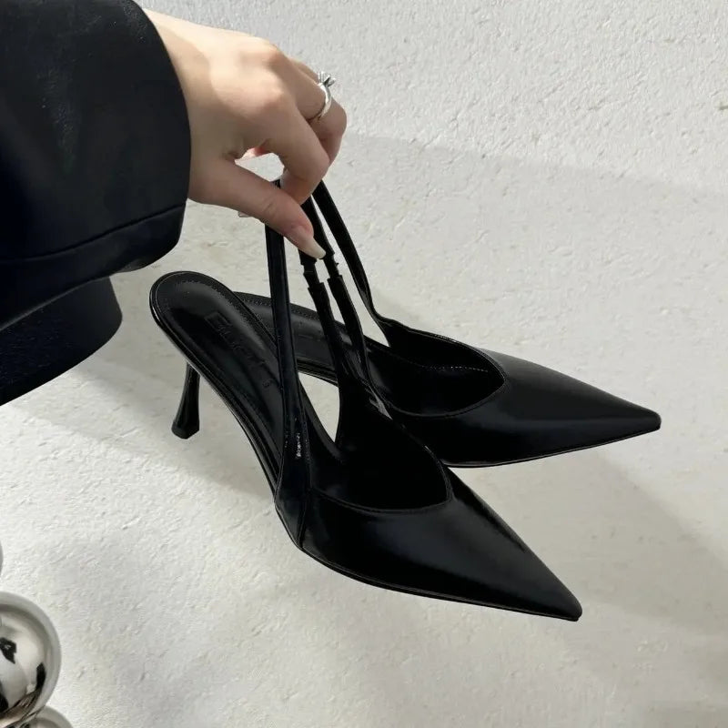 High Heeled Sandals Women Pointed Toe Elegant Shoes Sexy Fashion Pumps 2025 New Luxury Designer Brand Dress Zapatillas De Mujer