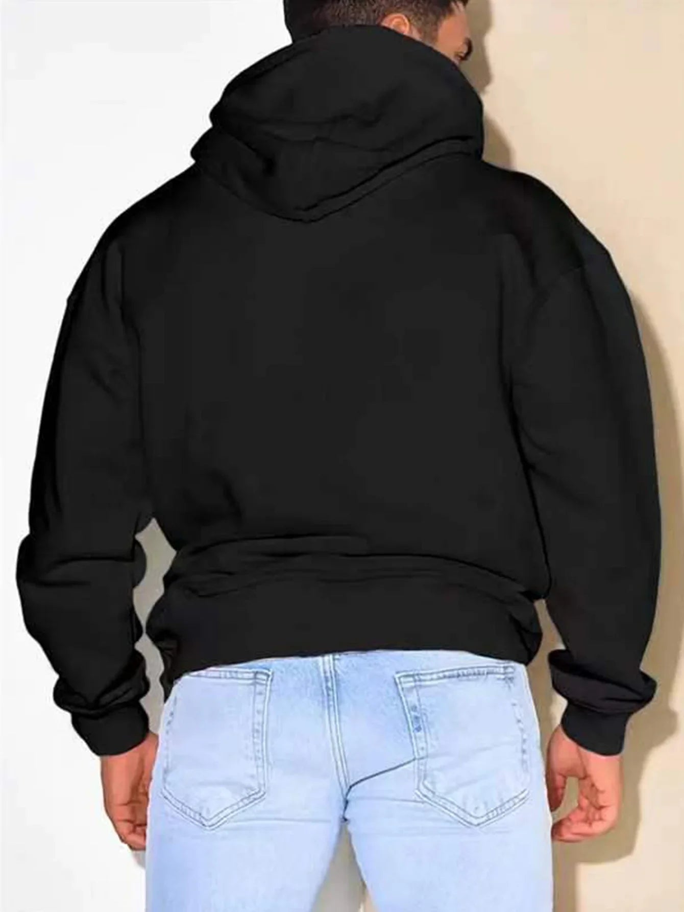 Men'S Hooded Sweatshirt with Number 13 Print - Casual, Comfortable Pullover for Fall and Winter, Long Sleeve Casual Style Top