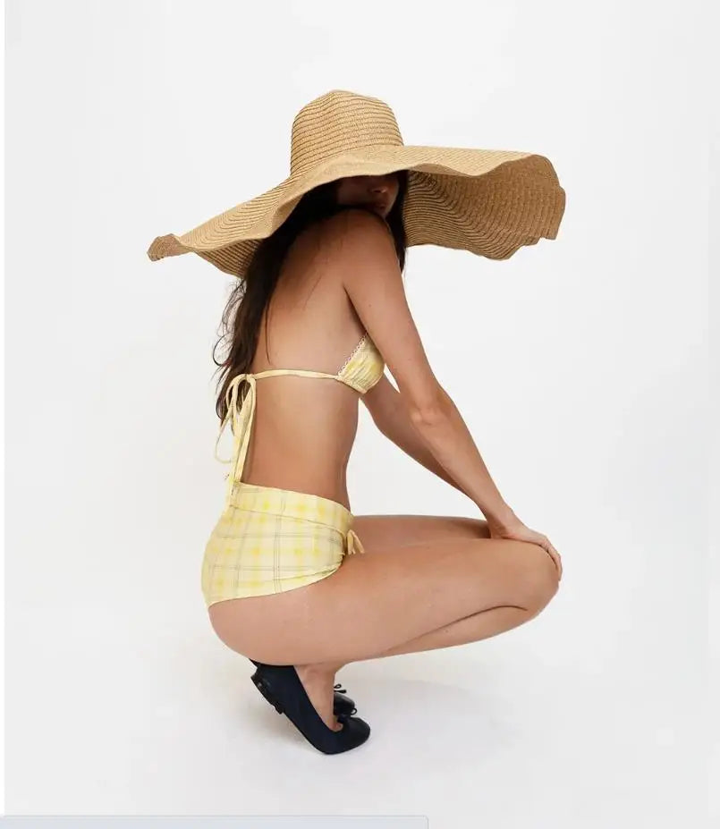 Women 2Pcs Swimsuits Summer Pattern Bikini Set Female Swimwear Fashion Beachwear Ladies Bathing Suit Brazilian Triangle Biquini
