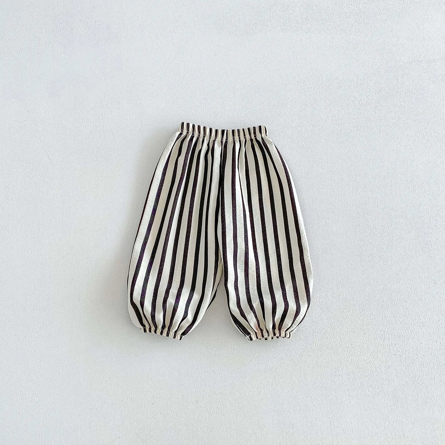 Child Casual Pants Trendy Striped Pants Outer Wear Baby Boys Fashion Spring Summer Clothes Infant New Style New Design Trousers