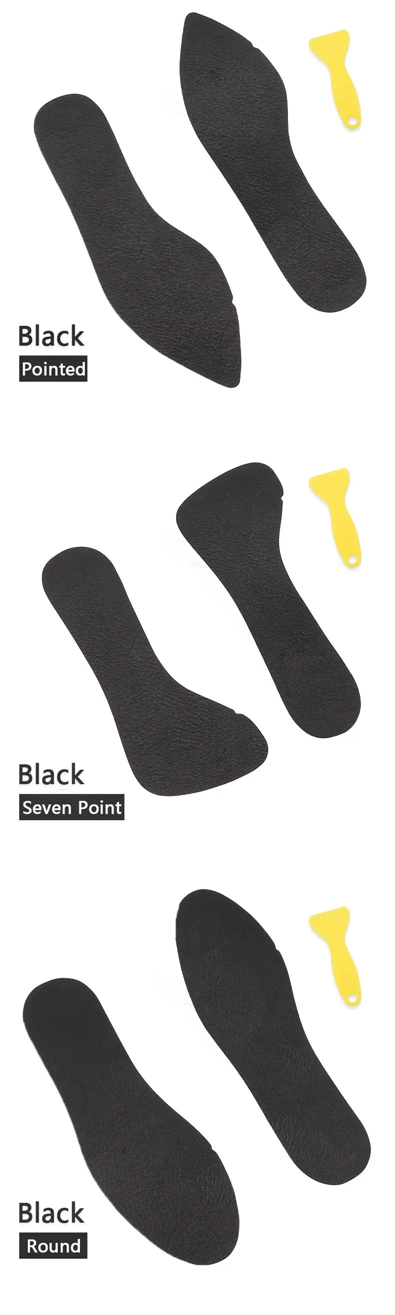 Leather Insole for Shoes Sandals High Heels Half Pads Non-slip Insert Women Ultra-thin Sweat-absorbing Breathable Can Be Pasted