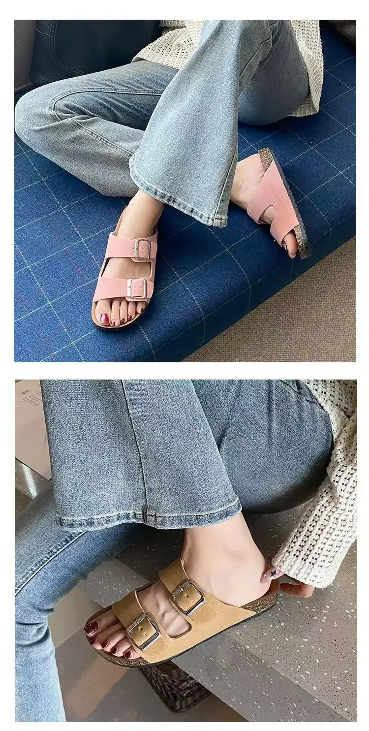 Fashionable modern men's and women's sandals are comfortable and versatile for summer, beach, and outdoor use