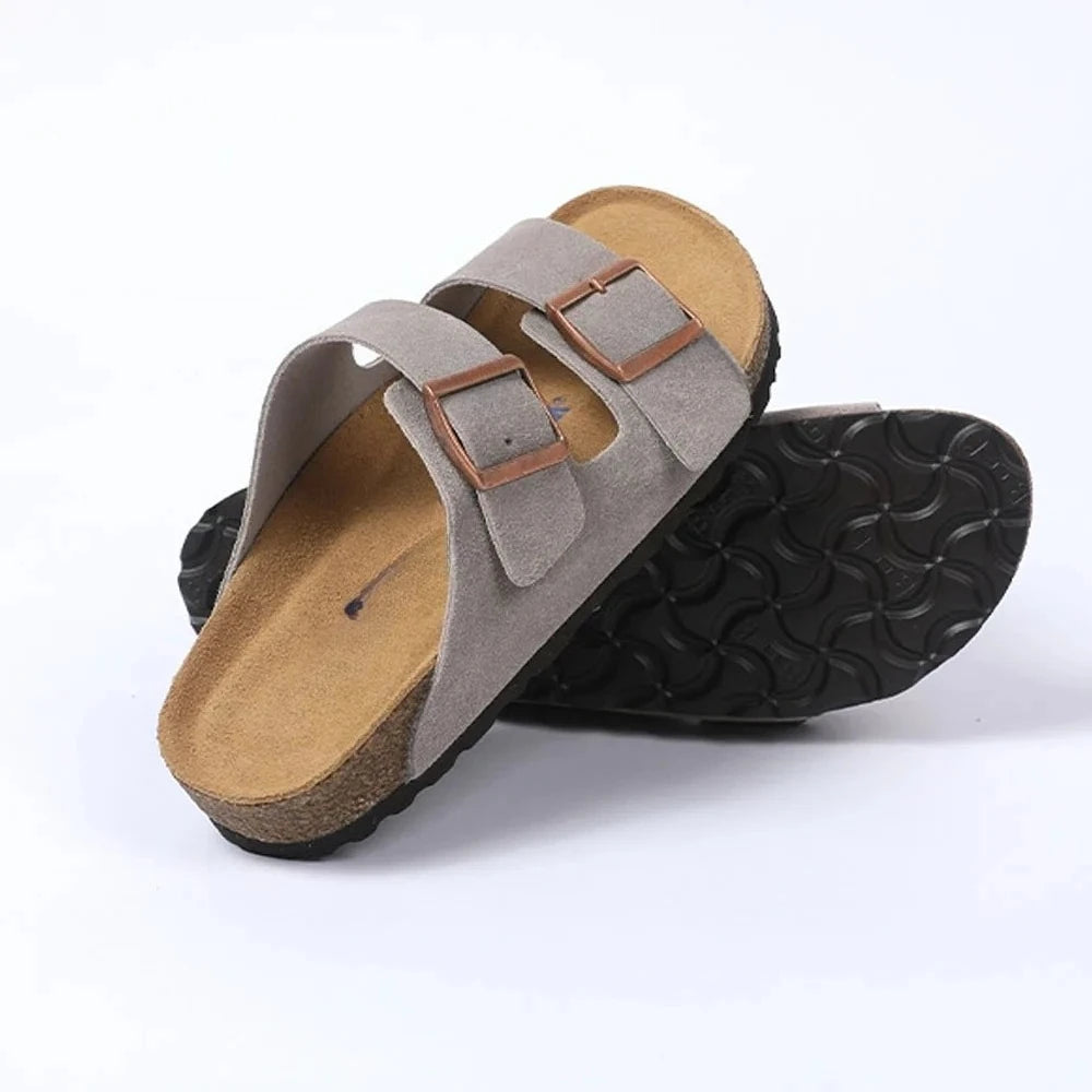 Fashionable modern men's and women's sandals are comfortable and versatile for summer, beach, and outdoor use