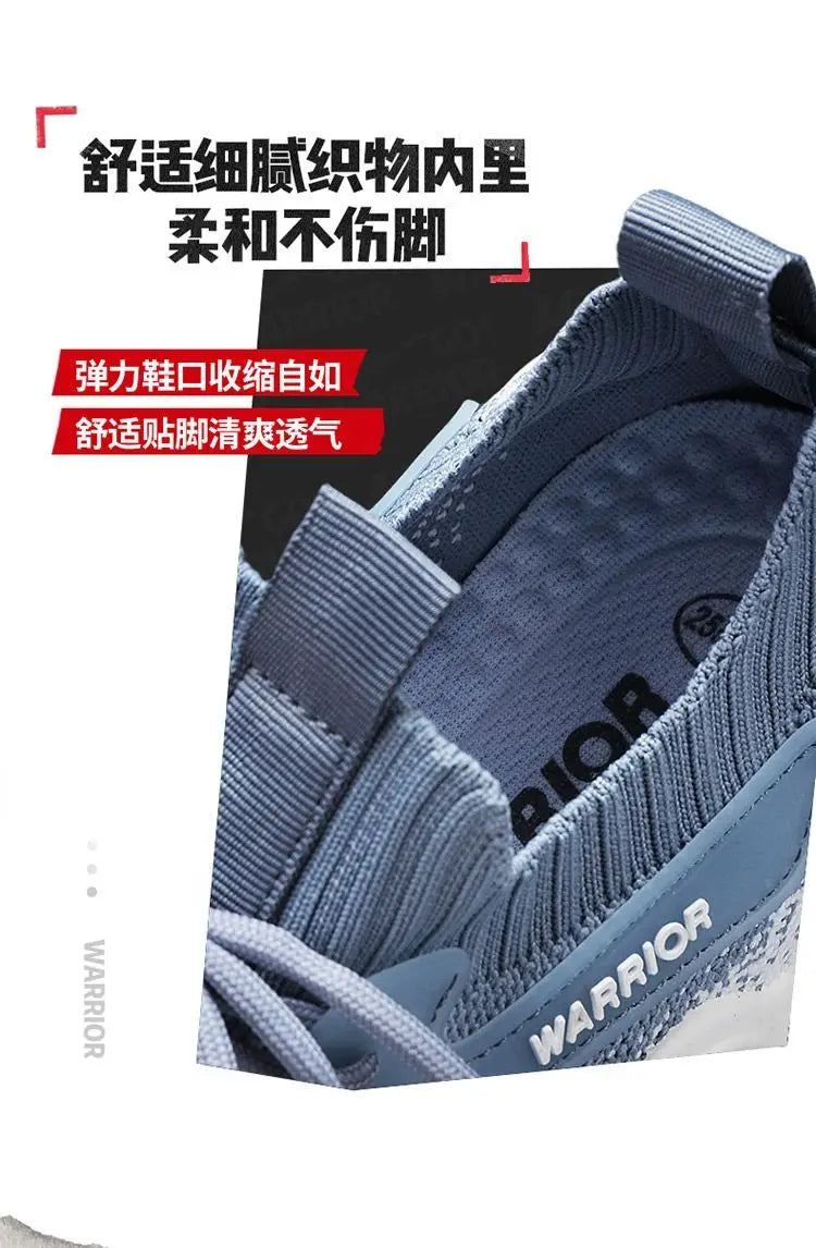 Warrior Original Brand Sports Shoes Summer Breathable Mesh Lightweight Running Shoes Wear-resistant Non-slip Casual Sneakers