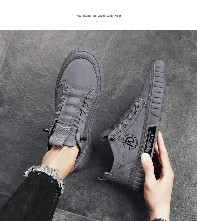Trend Canvas Men's Shoes Breathable Green Casual Shoes for Men Comfor All-match Sneakers Ice Silk Cloth Men Walking Tennis Shoes