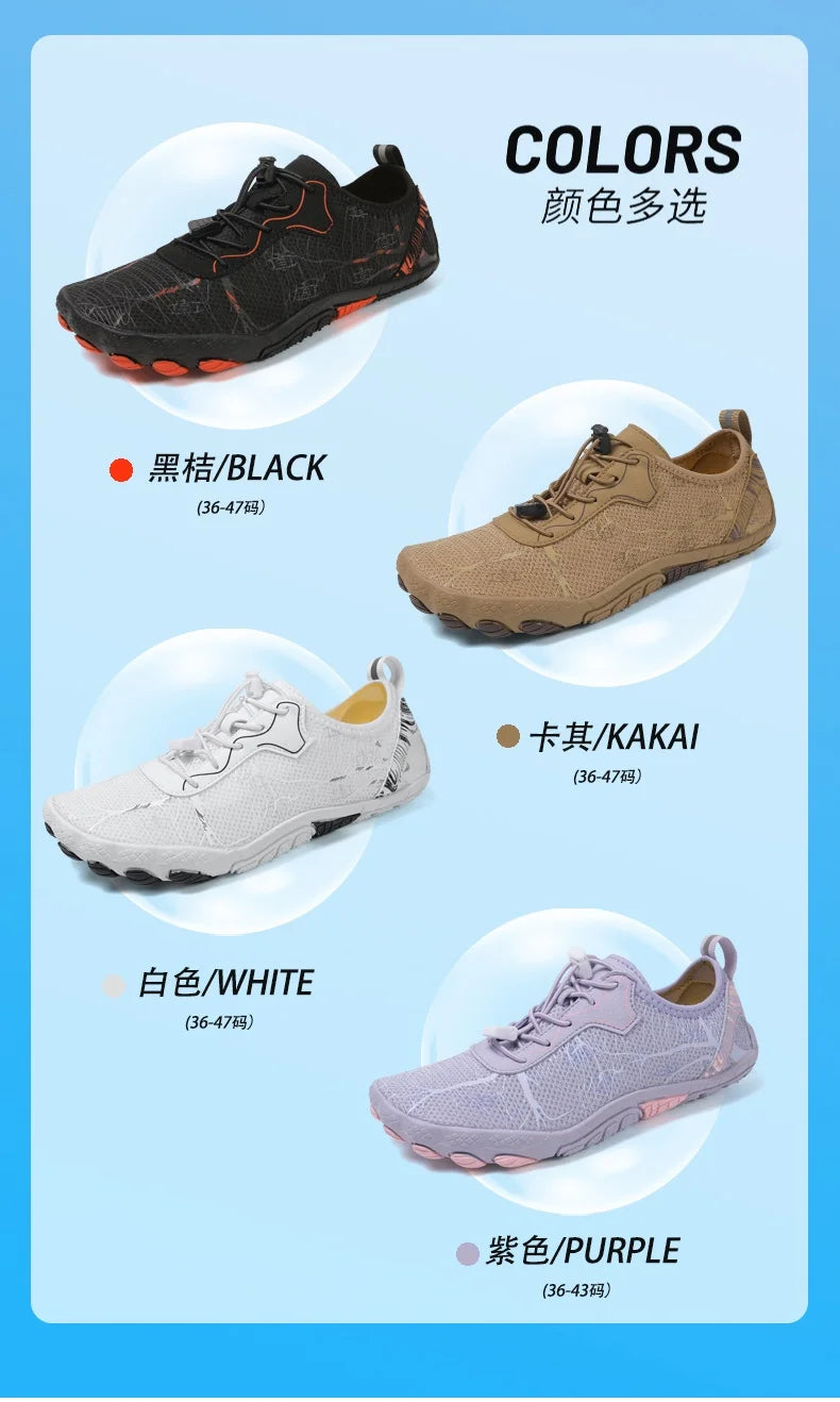 Men's and Women's Water Shoes, Barefoot Shoes, Quick-drying Shoes, Beach Water Shoes, lightweight Sports Shoes,Surfing, Fishing