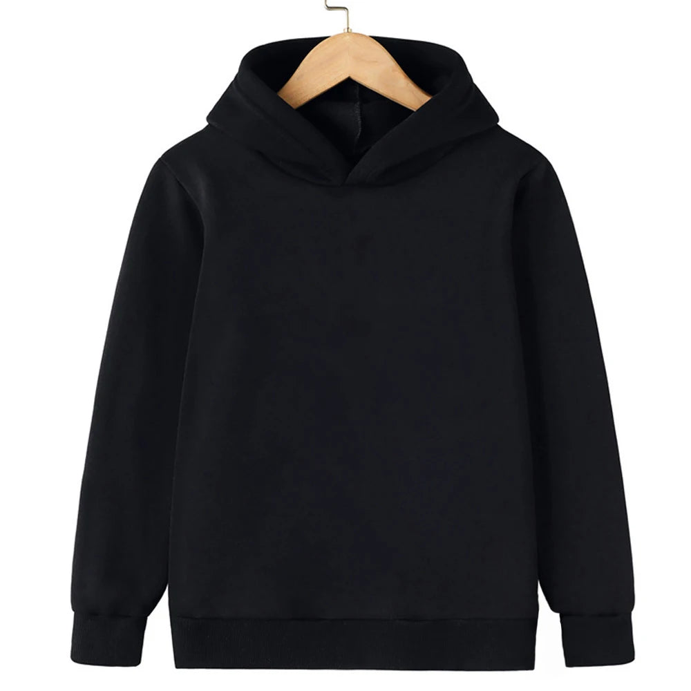 Fashion Kids Boy Hoodies Hoodies 2025 Spring Autumn Girls Casual Hoodies Sweatshirt Kids Solid Color Hoodies Sweatshirt New